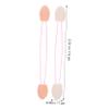 1Set Double Ended Eyeshadow Applicators Makeup Brushes with Dual Sided Sponges Non Tips for Travel and Daily Use for Festivals view 4