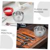Beavorty 2pcs Men's Shaving Soap Mug Heavy Duty Stainless Steel Shaving Cream Bowl for Smooth Shave view 3