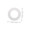 50pcs Clean Wax Heater Collars Wax Warmer Mats Protective Rings Durable Serrated Design for Beauty Salons Home Use view 2