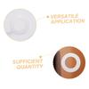 50pcs Clean Wax Heater Collars Wax Warmer Mats Protective Rings Durable Serrated Design for Beauty Salons Home Use view 3