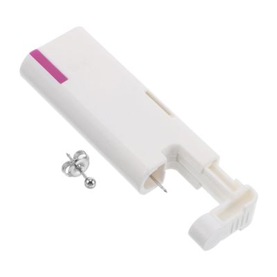 1 Set Automatic Ear Piercing Tool Kit Painless Self Piercing Device for Beginners Students for Home Travel Use Studs