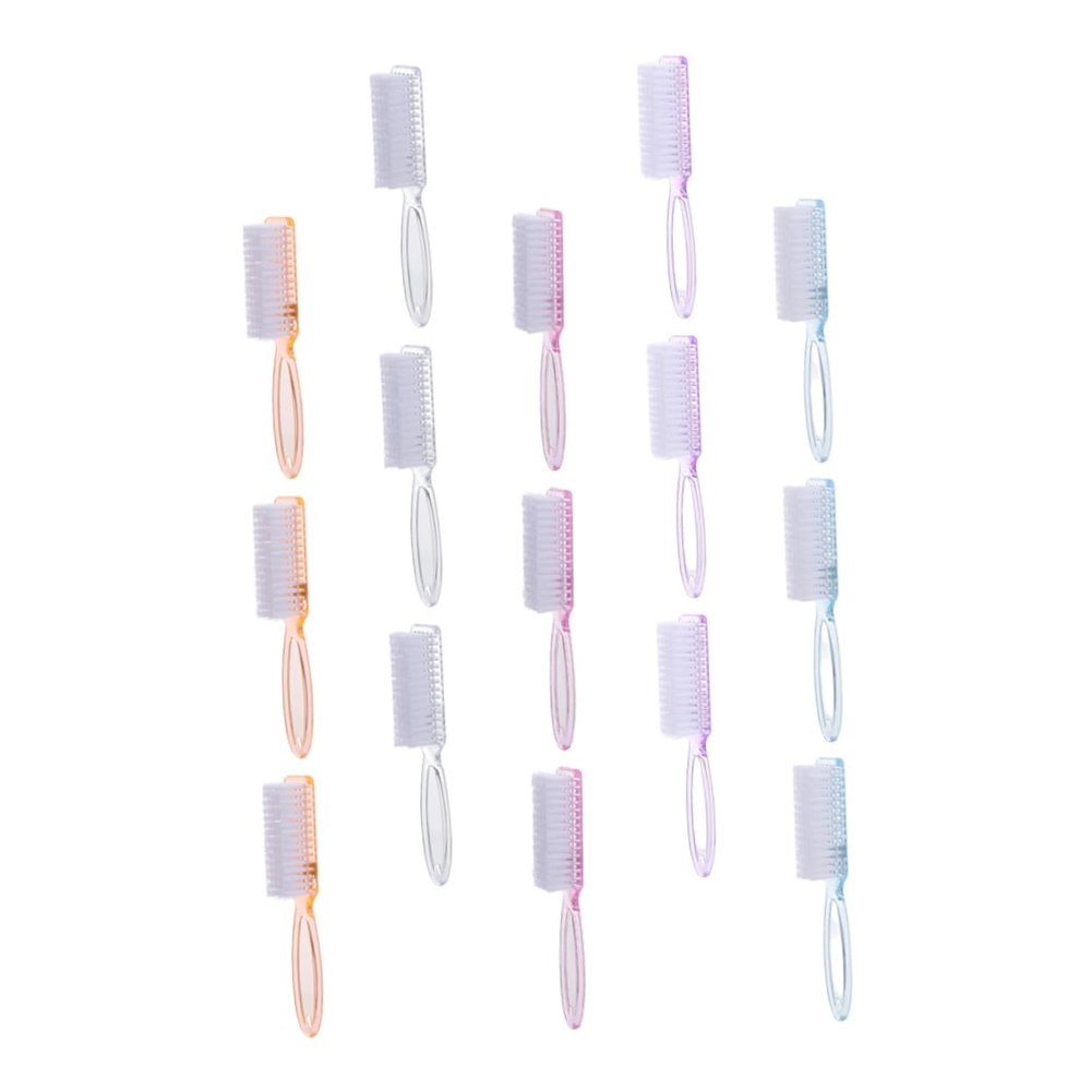 DEARMAMY 15pcs Nail Clean up Brush Soft Nail Brush for Cleaning Fingernails Art Home under Cleaner