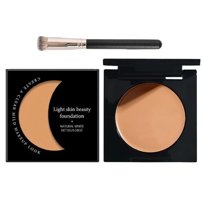 Under Eye Brightener Concealer for Dark Circles, Waterproof Under Eye Colour Corrector Concealer Suitable for Multiple Skin Tones Ideal for Concealers & Correctors (Natural)