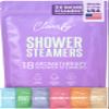 CLEVERFY Ultimate Self-Care Bundle - 4pack Silicone Chest Wrinkle Pads & 18 Shower Steamers view 3