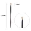 1pc Hand Crafted Makeup Brushes Soft Goat Fox Squirrel Hair Synthetic Fiber Face Powder Contour Eye Shadow Blending Eyebrow Brush Ebony Wood Handle Professional Make Up Brushes (F13) view 2