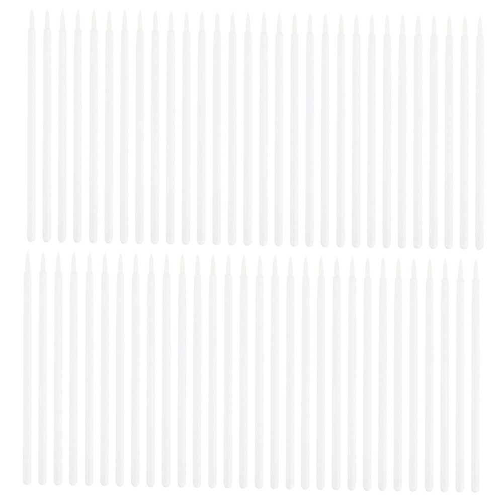 GALPADA 100pcs Disposable Eyeliner Brushes Nylon Fiber Tips for Precise Eye Makeup Application for Professional and Personal Use for Makeup Artists and Beauty Enthusiasts