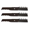 038-3000-00 Qty 3: Mulching Blade Fits Bad Boy CZT Elite MZ Magnum MZ Rambler ZT view 1