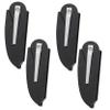 ARTSEWPLY Portable Folding Beard Combs Set of 4 Compact Plastic Combs for Men Easy Grooming Tools for Travel and Daily Use view 1