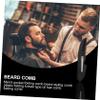ARTSEWPLY Portable Folding Beard Combs Set of 4 Compact Plastic Combs for Men Easy Grooming Tools for Travel and Daily Use view 3