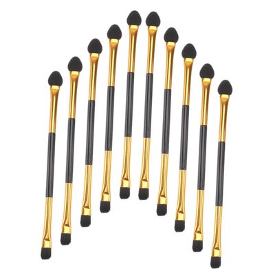 Beavorty Double-Ended Eyeshadow Brush 20pcs Set for Women Portable Makeup Tool Soft Bristles for Blending and Application