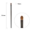 1pc Hand Crafted Makeup Brushes Soft Goat Fox Hair Synthetic Fiber Face Powder Contour Blush Eye Shadow Blending Eyebrow Brush Ebony Wood Handle Professional Make Up Brushes (09) view 2