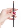 1pc Hand Crafted Makeup Brushes Soft Goat Fox Hair Synthetic Fiber Face Powder Contour Blush Eye Shadow Blending Eyebrow Brush Ebony Wood Handle Professional Make Up Brushes (09) view 4