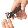360 Degree Rotary Nail Clipper | Stainless Steel Ergonomic Fingernail Toenail Trimmer, 3.5 inch view 1