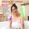 2 Pack African Net Sponge Exfoliating Scrubber Bath Sponge for Daily Use view 3