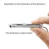 Foldable Ultra-Thin Stainless Steel Nail Cutter - Portable Manicure Pedicure Tool view 4