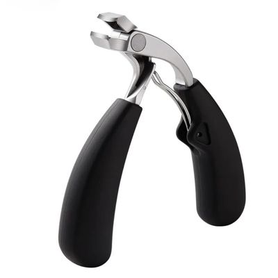 Curved Nail Clippers with Large Opening - 3X Anti-Splash Storage for Elderly Thick Toenails