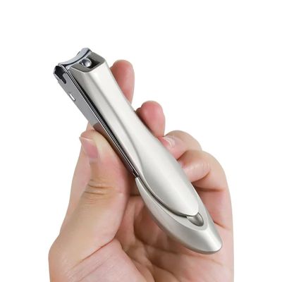 Stainless Steel Anti-Splash Nail Clippers - Bionic Design Manicure Pedicure Tool (7.8 * 2cm)