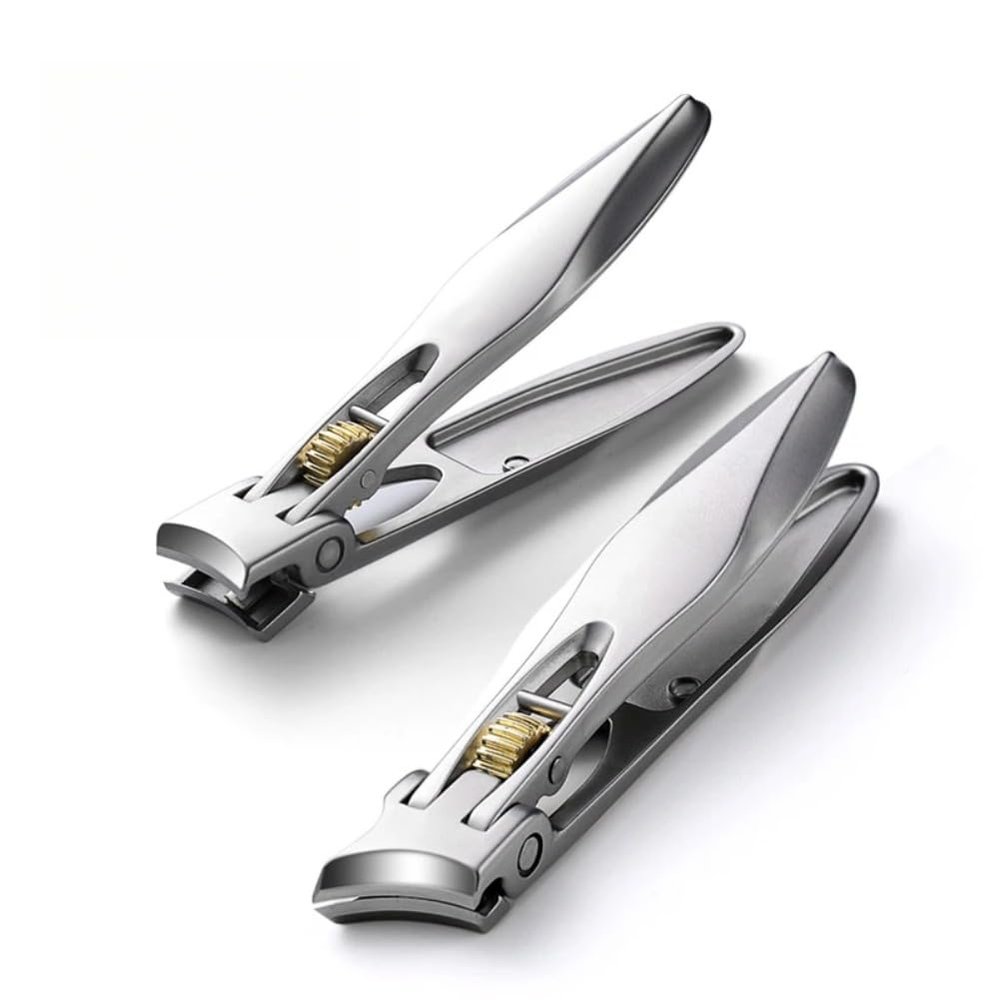 Stainless Steel Pulley Nail Clippers - Professional Manicure & Pedicure Trimmer