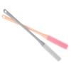 2Pcs Silicone Toe Cleaning Brush with Comfortable Grip Long Handle Foot Scrubber for Shower Durable and Stylish Foot Care Tool for Cleaning Between Toes view 1