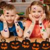 170 PCS Halloween Body Face Painting Stencils for Adult Kids, Women Men Couple Temporary Tattoos Stencils,Glitter Tattoos Stencils Kit for DIY Halloween Carnival Dance Party Supplies view 4