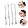 CALLARON 4pcs White Eyebrow Pencil for Lady Smudge Eyeliner Pencil Brow Makeup Tool Eyeliner Accessory Cosmetics for Eye Line Drawing view 4