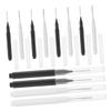 60pcs Eyebrow Brush with Caps Portable Micro Applicators for Eyelash and Brow Lamination Essential Makeup Tools for Travel and Salon Use Each view 1