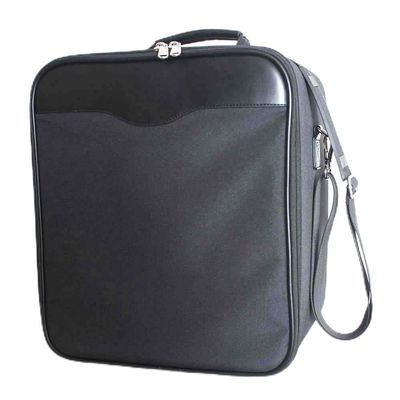 FASHION DO Wig Travel Box or Case with Top Handle, Double Zipper with Head-Holding Base and 2 black foam head(Wcase-15 inch)