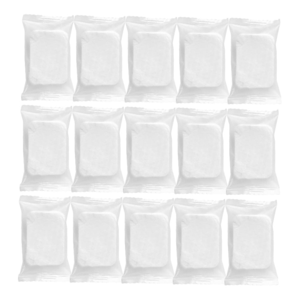 1Pack Compressed Makeup Removal Pads Non Woven Facial Cleansing Discs for Easy Makeup and Dirt Removal Gentle Skin Friendly Exfoliating Pads for Daily Skincare