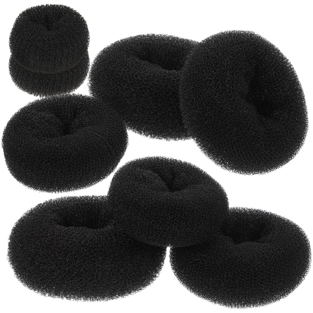 DEARMAMY 8Pcs Small Bun Hair Tool Set Portable Wear-Resistant Hair Bun for Women Easy Daily Use Hairstyle Tool for Quick Updos