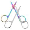 LOLIPPYY 2Pcs Round Tip Nose Hair Scissors for Trimming Facial Rounded Shears for Men and Women for Home Grooming view 1