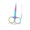 LOLIPPYY 2Pcs Round Tip Nose Hair Scissors for Trimming Facial Rounded Shears for Men and Women for Home Grooming view 2