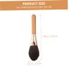 NIYANGLE 2Pcs Double Ended Makeup Brushes for Foundation Blending Loose Powder Portable Professional Makeup Tools for Daily and Professional Use view 2