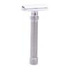 Rex Supply Co. Ambassador XL Adjustable Stainless Steel Double Edge Safety Razor | Extra-Long Handle | Custom Blade Exposure | Made in USA | Precision Wet Shaving Tool for Men view 3