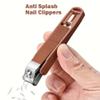 Anti-Splash Nail Clipper for Thick Nails - Curved Blade & Wide Mouth Design view 2