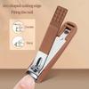 Anti-Splash Nail Clipper for Thick Nails - Curved Blade & Wide Mouth Design view 3