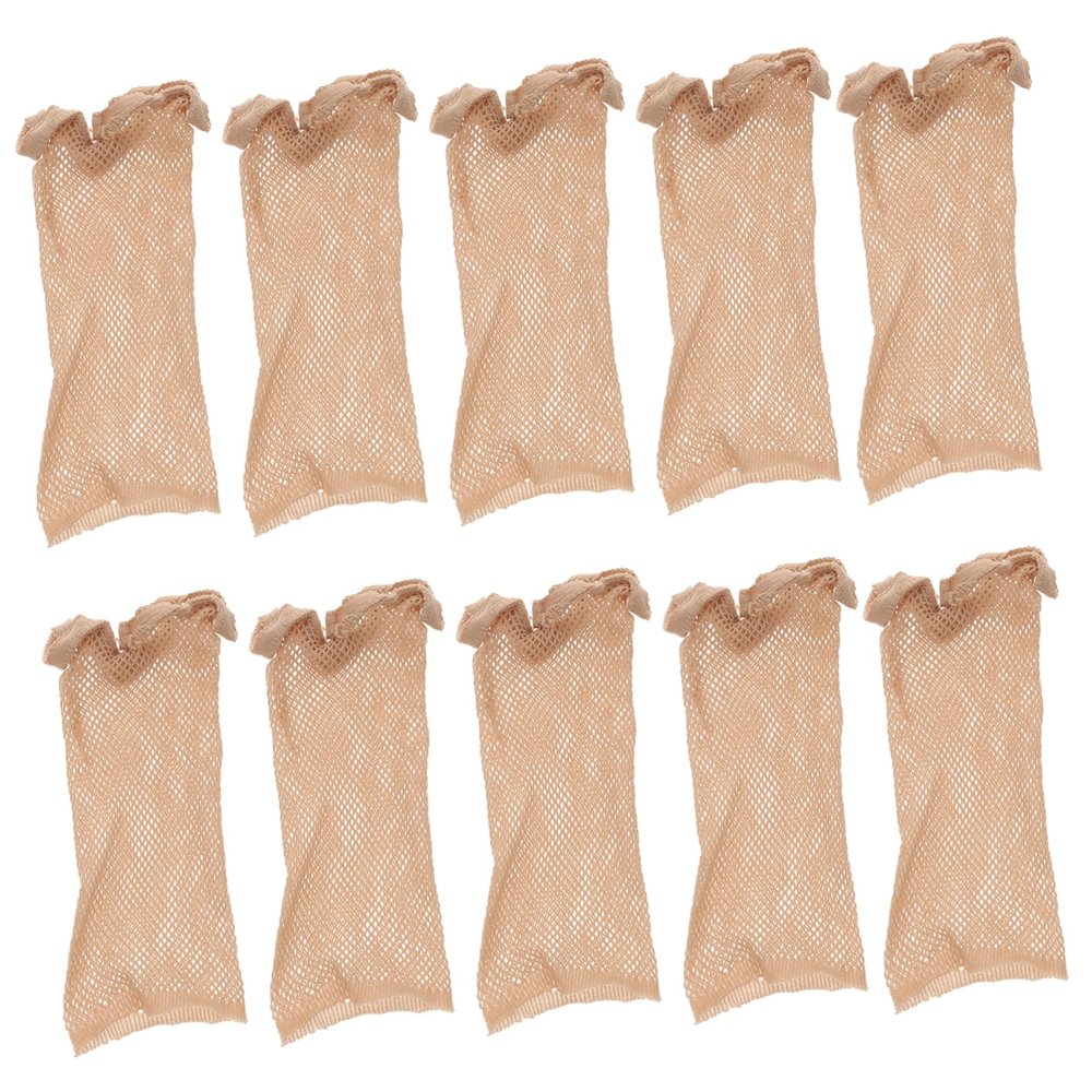 12Pcs Women Stretchy Wig Caps Breathable Polyester Stocking Caps for Comfortable Wear Durable and Lightweight Wig Hair Accessories for Daily Use and Storage
