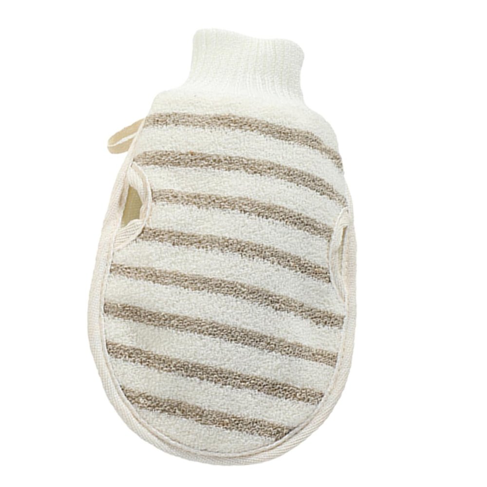 Beaupretty Double-Sided Skin Scrubbing Mitt Exfoliating Bath Gloves for Deep Cleansing for Sensitive Skin and Shower Use