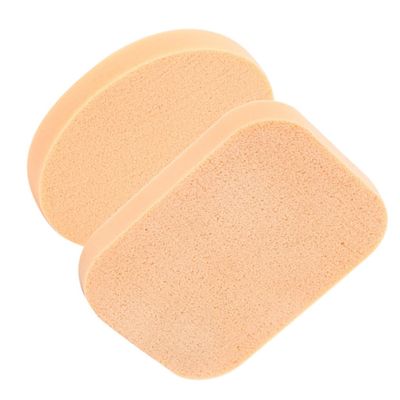 2Pcs Makeup Sponge Round Dry Wet Use Facial Powder Puff for Charming Makeup Safe for All Skin Types Premium Quality for Press Powder and Application