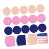 15Pcs Round Makeup Blending Sponge Puff for Wet and Dry Use for Foundation Concealer Blush and Highlighter Skin Friendly Durable Powder Applicators for Women view 1
