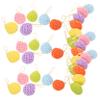 36Pcs Honeycomb Bath Sponge Exfoliating Washcloth Shower Scrubber for Spa Care Hanging Design Body Scrubber for Gentle Exfoliation and Easy Storage view 1