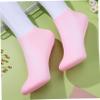 5 Pairs Moisturizing Silicone Socks for Dry Cracked Feet Elastic Foot Care Supplies Comfortable Wear Resistant for Travel Spa Use Soft Silicone Material view 4