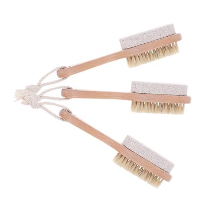 Beaupretty 3pcs Ergonomic Foot Brush Pumice Stone Foot Scrubbers for Shower Exfoliation and Dead Skin Removal