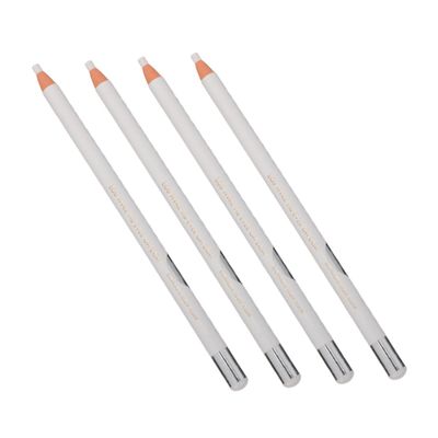 Beaupretty 4PCS Waterproof Eyeliner Pencil Set for Women Sweat-proof Eye Line Drawing Tool in White Adjustable Smudge-proof Makeup Accessories for Daily Use