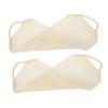 2pcs Stretchable Exfoliating Bath Towel Versatile Back Scrubber for Shower Deep Cleanse Dead Skin Convenient Design for Family Use Beige Shower Loofah and Washcloth view 1