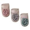 Beaupretty 3Pcs Double-Sided Bath Gloves Thick Shower Scrubbing Mitts for Body Cleaning Exfoliating Bathing Accessories for Home Use view 1