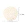 12Pcs Natural Loofah Facial Cleansing Pads Reusable Exfoliating Scrubbers for Makeup Removal Deep Clean Soft Gentle Face Scrub for Smooth Skin Compact Design for Travel view 2