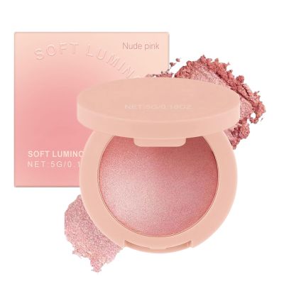 Blush Powder, Face Blush Makeup for Cheeks, 5g Buildable Long-Lasting Beauty Product, Shimmer Cosmetics for Women and Girls of All Skin Colors, Shape, Contour, and Highlight