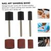 102Pcs Manicure Sanding Bands Set Premium Quality Drum Mandrels for Nail Drill Fits Rotary Tools for Gel and Nails view 3