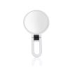 10/15X Magnifying Light Makeup Mirror, Folding Double-Sided Handheld Vanity Mirror, White, Portable, Adjustable 180 for Travel & Home Use view 1