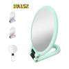 10/15X Magnifying Light Makeup Mirror, Folding Double-Sided Handheld Vanity Mirror, White, Portable, Adjustable 180 for Travel & Home Use view 2